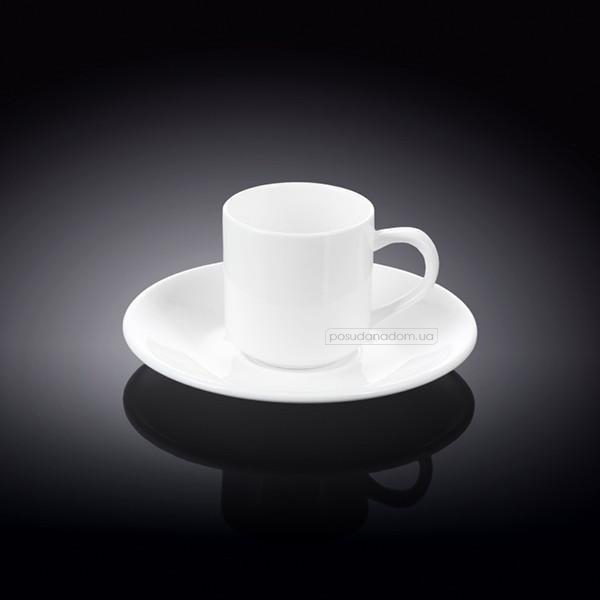 Чашка кофейная с блюдцем Wilmax WL-993007 90 мл, каталог