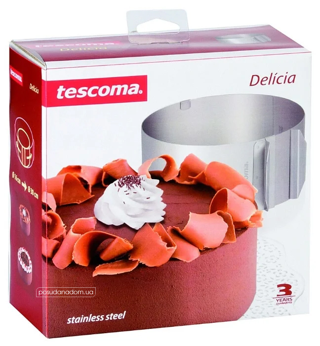 Регулируемая форма для торта Tescoma 623380 DELICIA, каталог