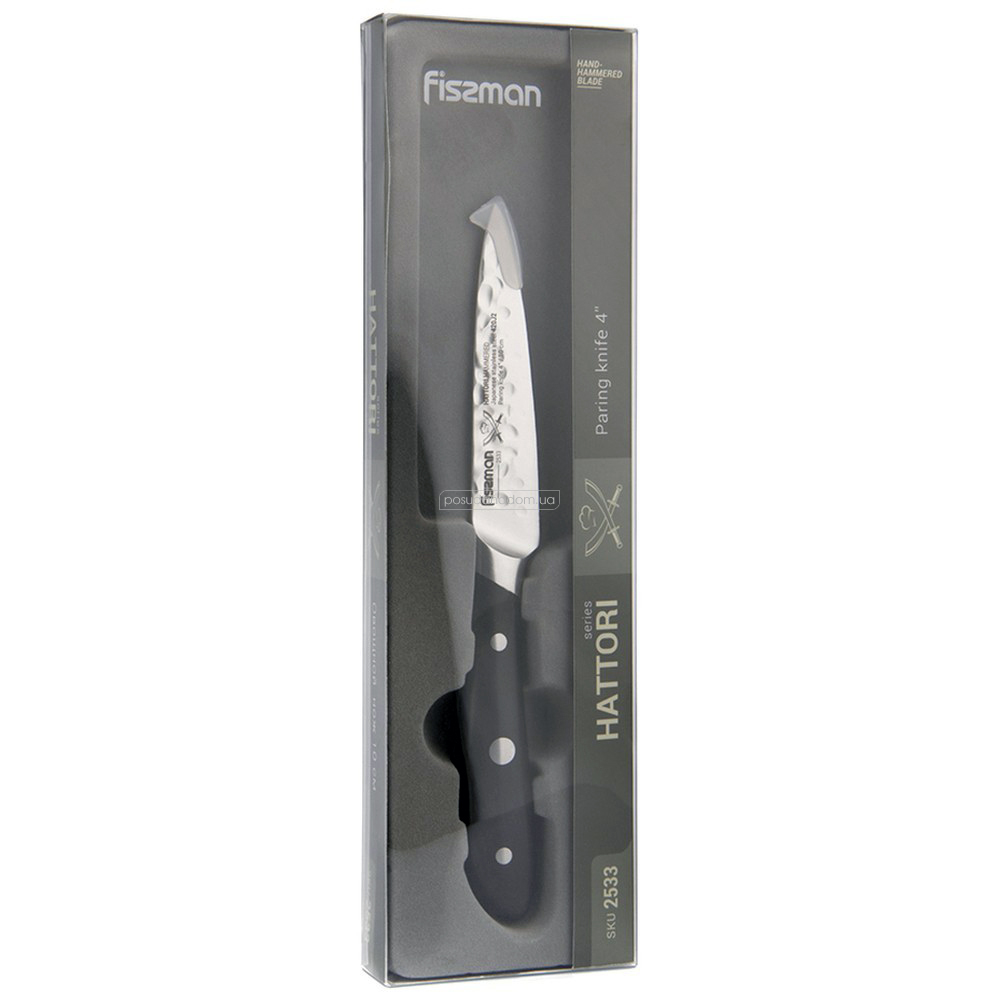 Нож Fissman 2533 Hattori Hammered 10 см, каталог