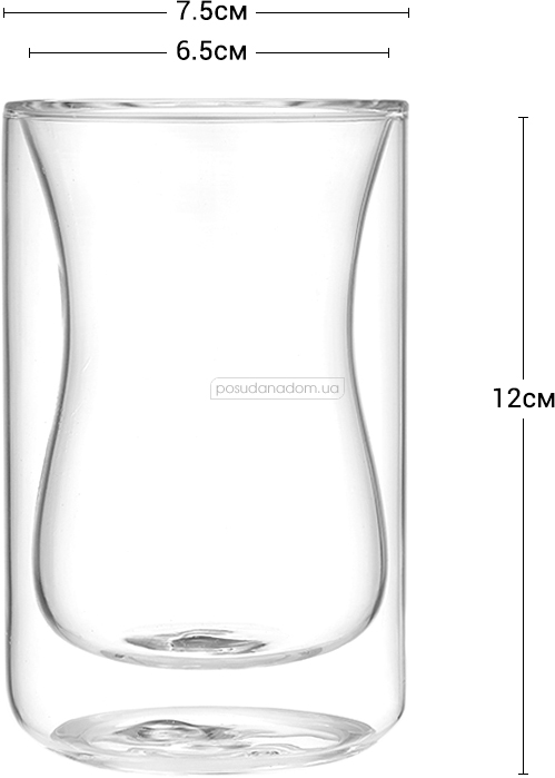 Набор из двух стаканов Fissman 6444 IRISH 200 мл, недорого