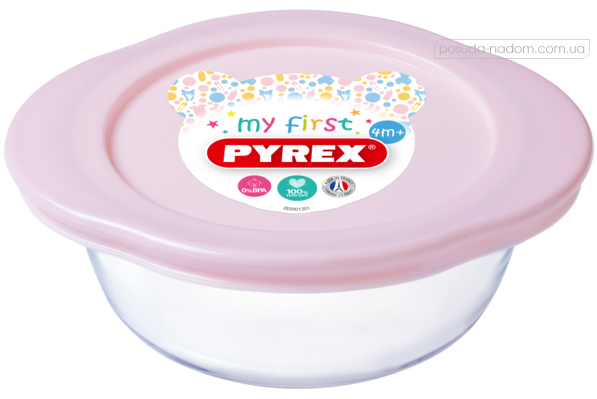 Форма для зберігання Pyrex 206PAV5 BABY PINK 0.35 л