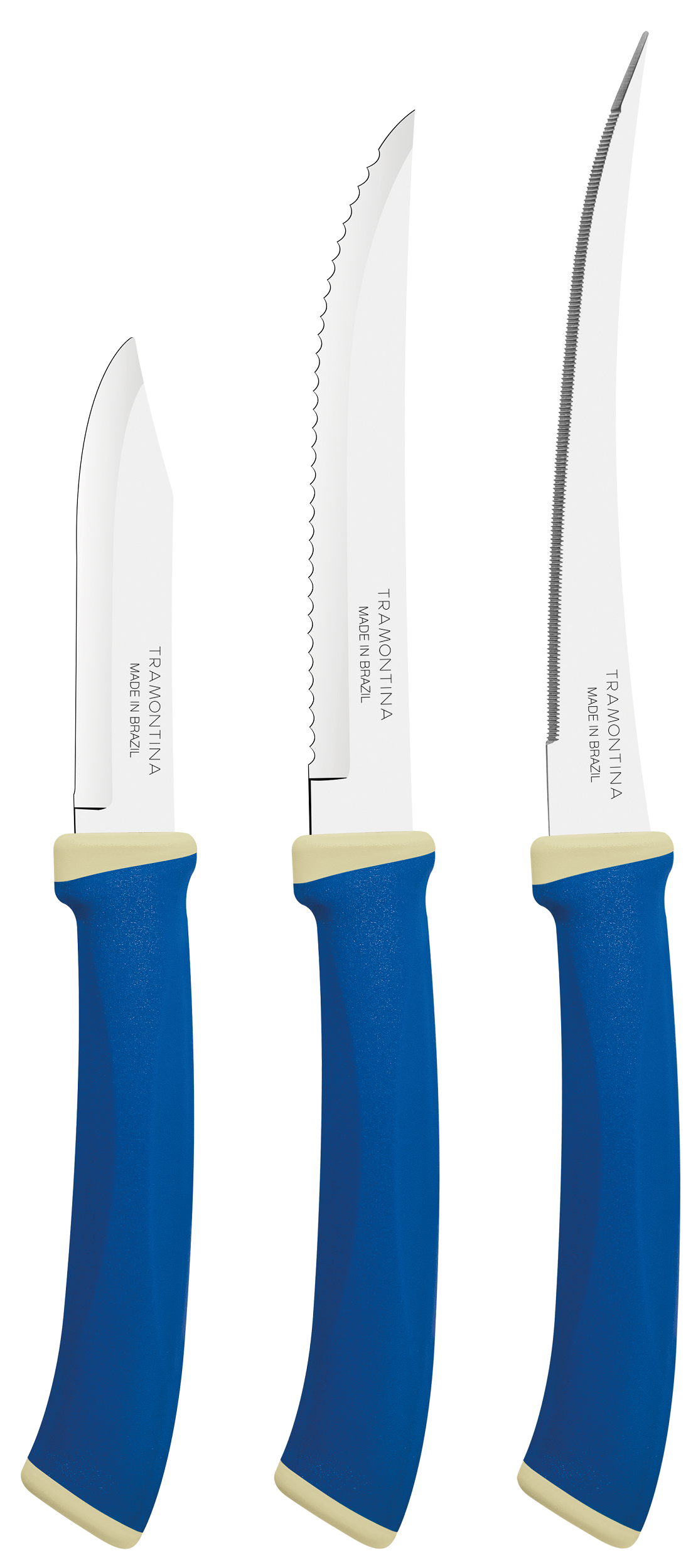 Набір ножів (стейк,томат,овочі) TRAMONTINA 23499/177 FELICE 12.5x12.7x7.6 см