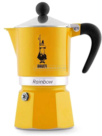 Гейзерная кофеварка Bialetti 0004983 Rainbow 0.3 л