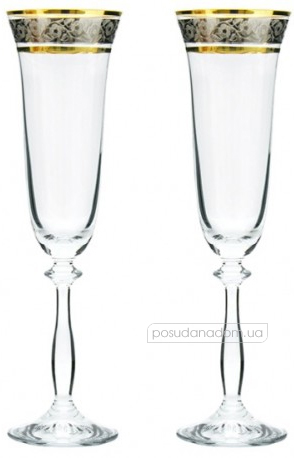 Набір бокалів для шампанського Bohemia b40600-43249 Angela 190 мл