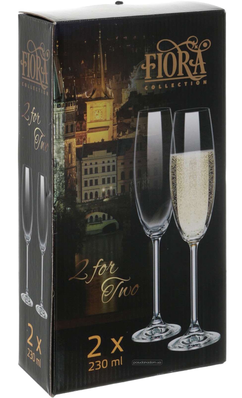 Набор бокалов для шампанского Fiora 52241686 230 мл