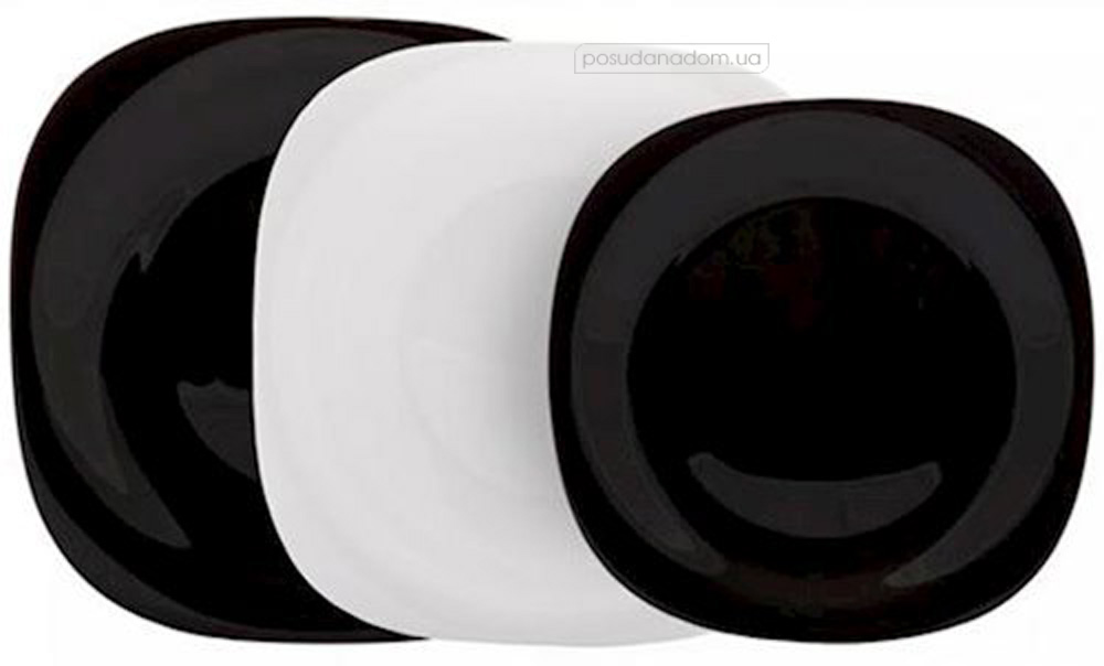 Столовий сервіз Luminarc N1479 CARINE White&black 18 пред.