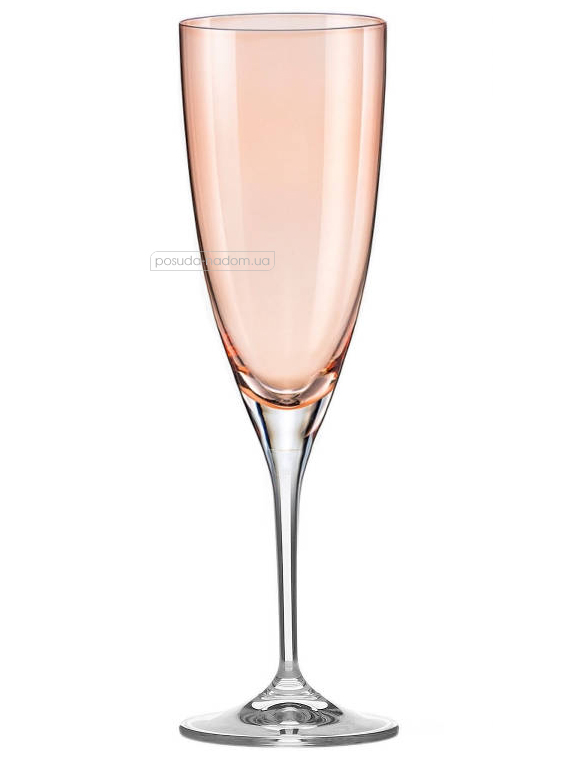 Набор бокалов для шампанского Bohemia 40796-220-382050-2 Kate Pink 220 мл
