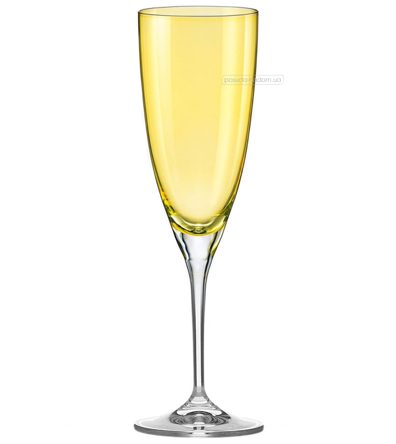 Набор бокалов для шампанского Bohemia 40796-220-382028-2 Kate Yellow 220 мл