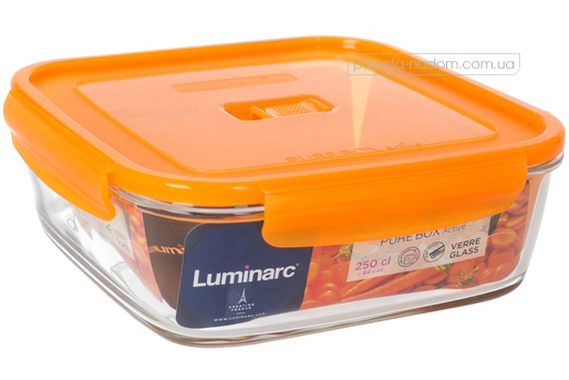Контейнер для зберігання Luminarc N0944 PURE BOX ACTIVE NEON 2.5 л
