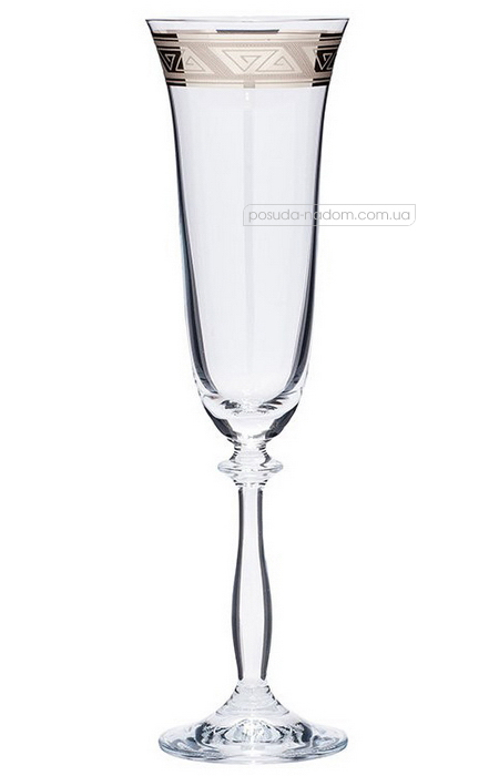Набір бокалів для шампанського Bohemia 40600-378805-190 Angela 190 мл