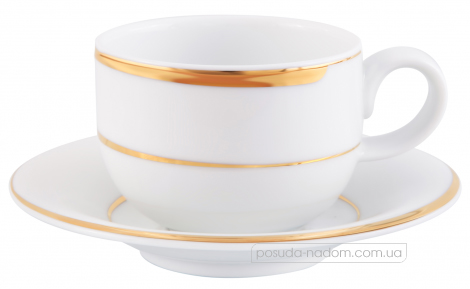 Чашка чайная с блюдцем DPL 101000863 Mooney Gold 200 мл