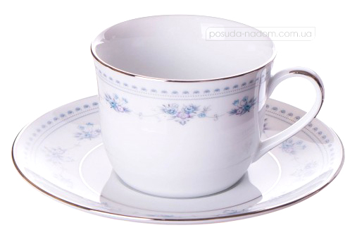 Чашка чайная с блюдцем DPL 20380 Blue Dawn 220 мл