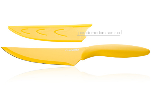 Нож кухонный с неприлипающим лезвием Tescoma 863090 PRESTO TONE 17 см