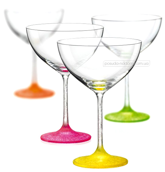 Набор бокалов для мартини Bohemia 40751-D4896-340 Neon Frozen 340 мл