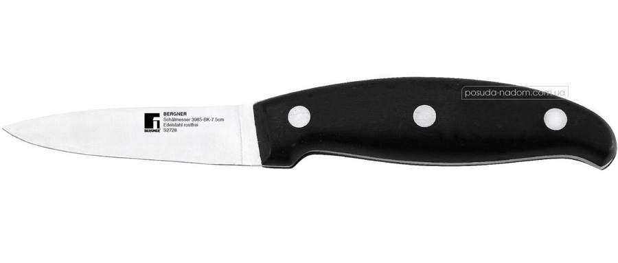 Нож для овощей Bergner 3985-BK