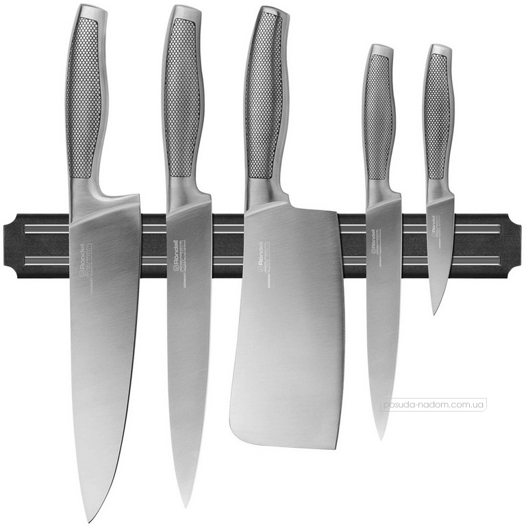 Набір ножів на магнітній планці Rondell RD-332 Messer