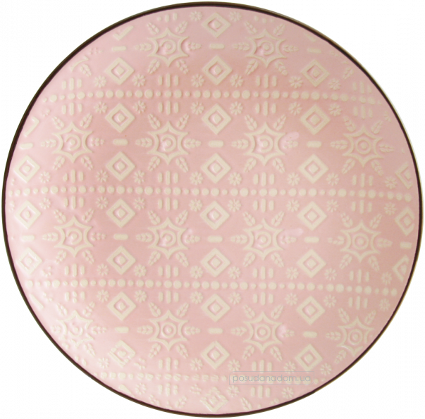 Тарелка обеденная Astera A0480-HP22-D Engrave Pink 27 см