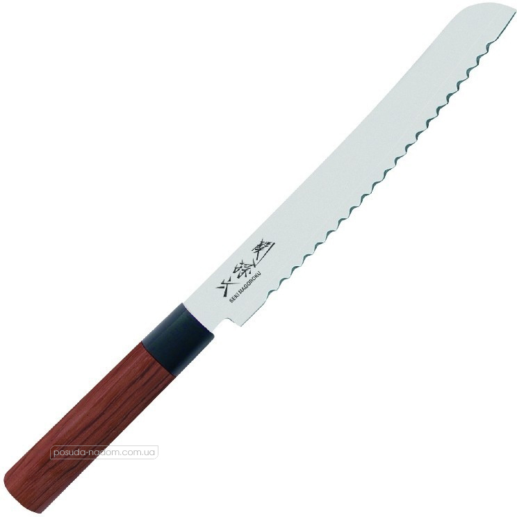 Нож для хлеба Kai MGR-0225B SEKI MAGOROKU RED WOOD 22 см