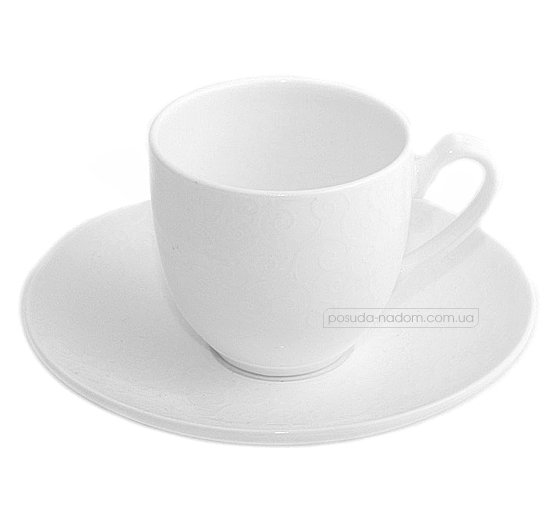 Чашка з блюдцем для кави De Luxe 70327018 Versailles 220 мл