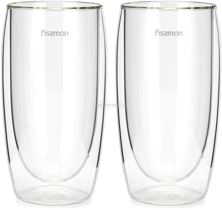 Комплект із двох склянок Fissman 6447 FRAPPE 350 мл