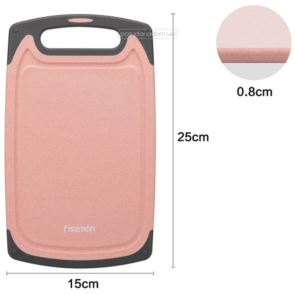 Доска разделочная Fissman 8022 15x25 см, каталог