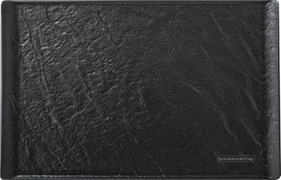 Тарелка десертная Wilmax WL-661108/A Slatestone Black 14.5x19.5 см