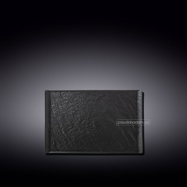 Тарілка десертна Wilmax WL-661108/A Slatestone Black 14.5x19.5 см, каталог