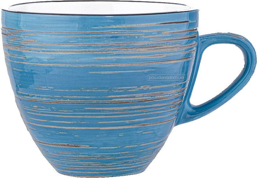 Чашка кавова Wilmax WL-669634/A Spiral Blue 110 мл
