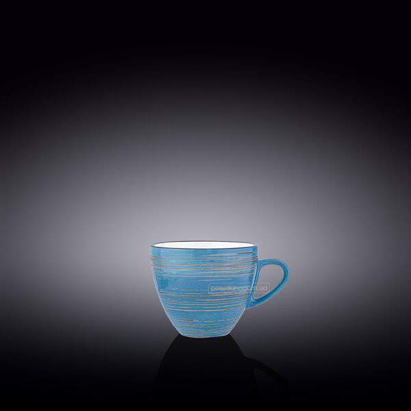 Чашка кавова Wilmax WL-669634/A Spiral Blue 110 мл, каталог