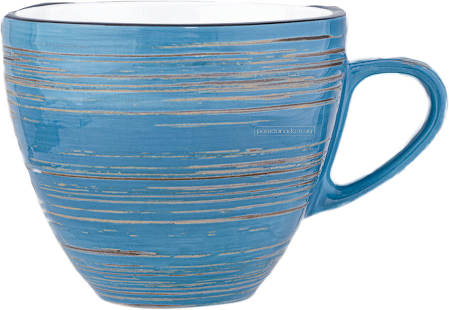 Чашка чайна Wilmax WL-669636/A Spiral Blue 300 мл