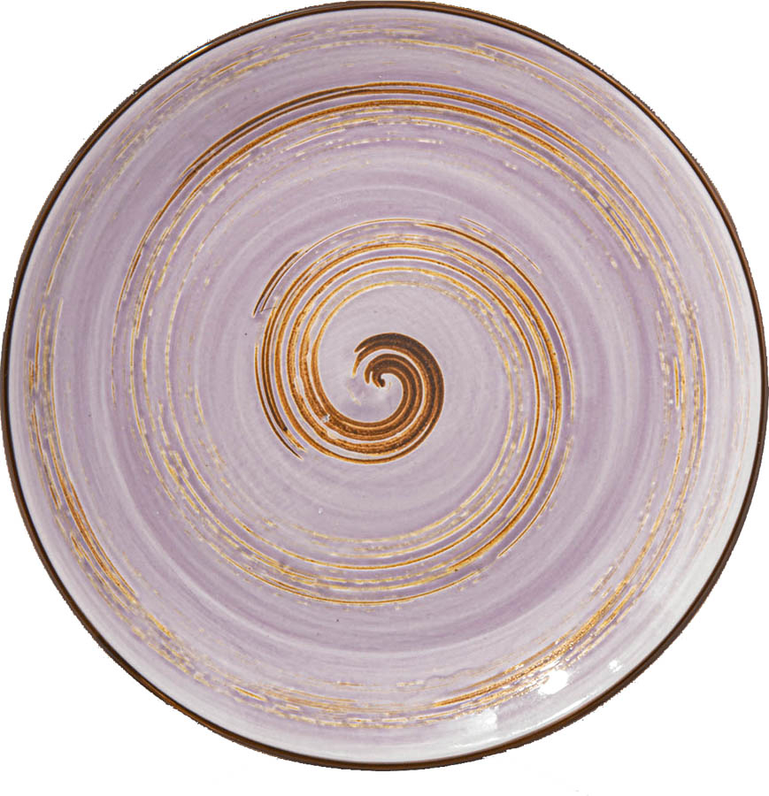 Тарелка суповая Wilmax WL-669723/A Spiral Lavander 22.5 см