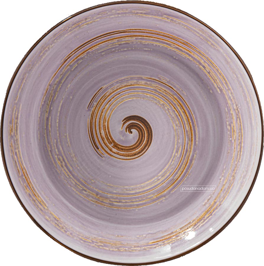 Тарелка суповая Wilmax WL-669727/A Spiral Lavander 25.5 см