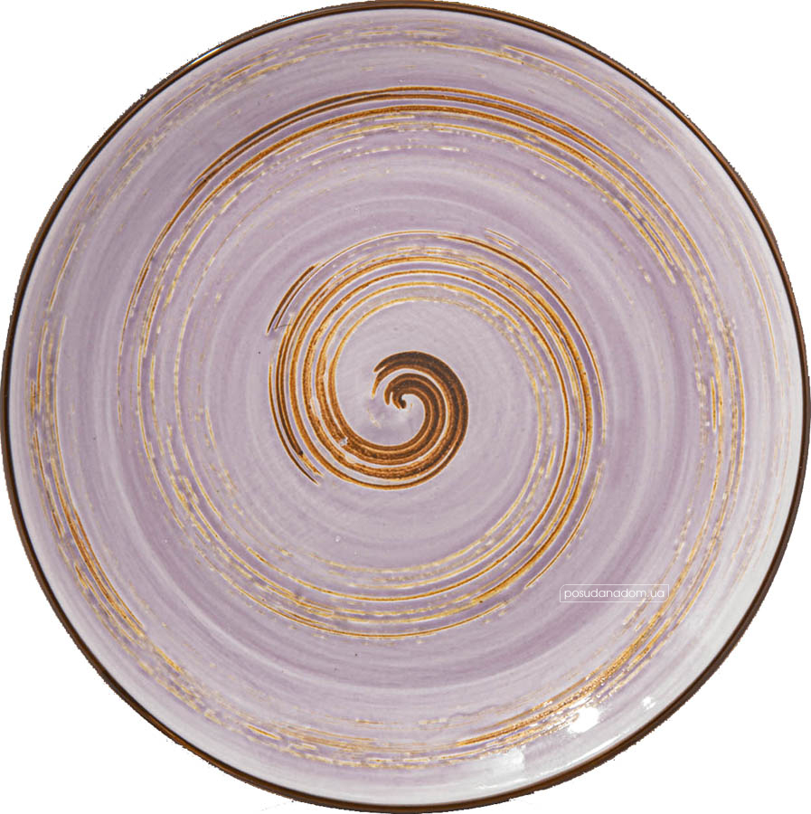 Тарілка десертна Wilmax WL-669712/A Spiral Lavander 20.5 см