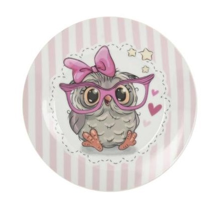 Тарілка обідня Limited Edition YF6031-1 Owl