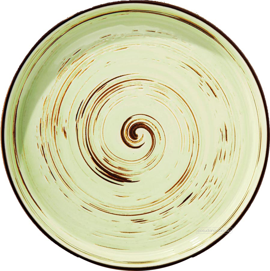 Тарелка обеденная Wilmax WL-669119/A Spiral Pistachio 23 см