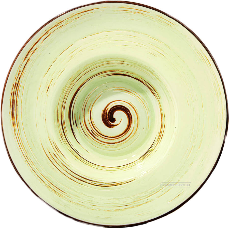 Тарелка суповая Wilmax WL-669122/A Spiral Pistachio 20 см