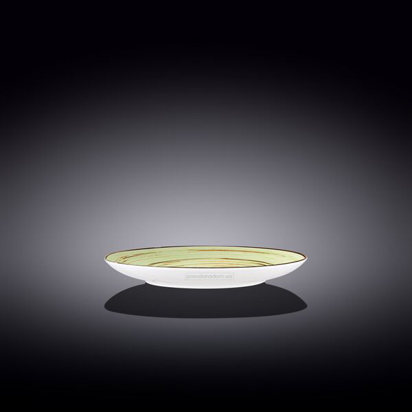 Тарелка десертная Wilmax WL-669111/A Spiral Pistachio 18 см, цвет