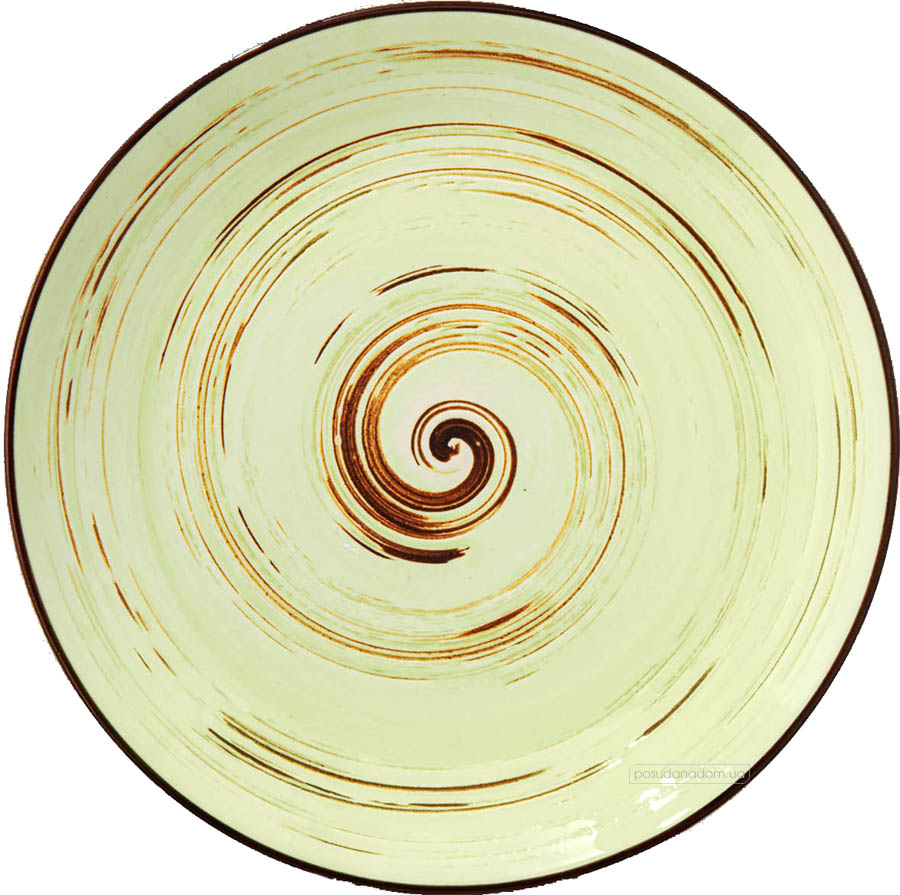 Тарелка обеденная Wilmax WL-669113/A Spiral Pistachio 23 см