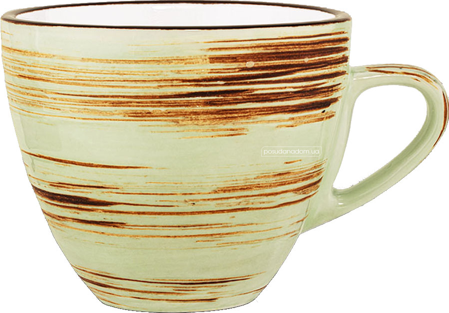 Чашка кавова Wilmax WL-669134/A Spiral Pistachio 110 мл