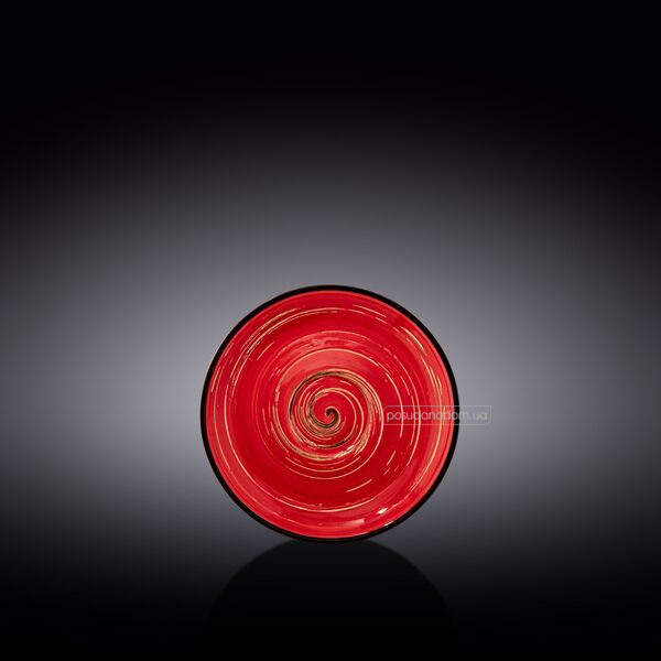 Блюдце Wilmax WL-669235/B Spiral Red, каталог