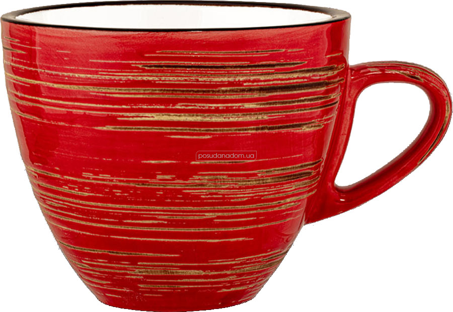 Чашка для капучино Wilmax WL-669235/A Spiral Red 190 мл