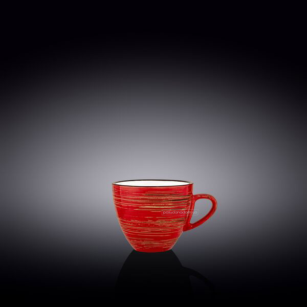 Чашка кавова Wilmax WL-669234/A Spiral Red 110 мл, каталог