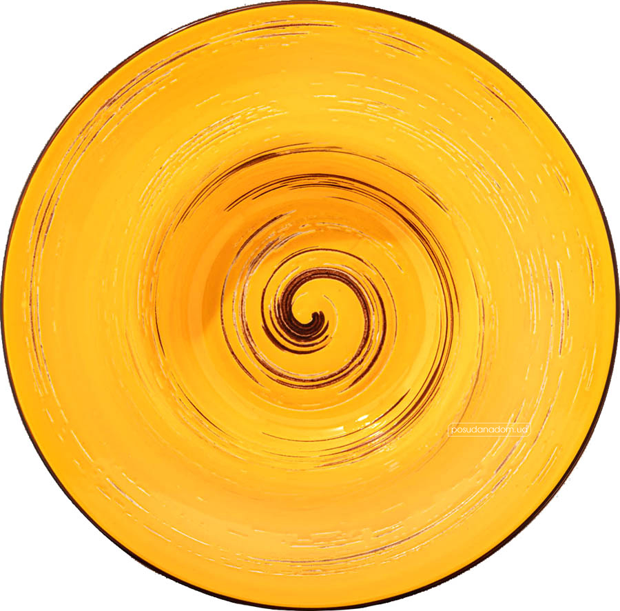 Тарелка суповая Wilmax WL-669422/A Spiral Yellow 20 см