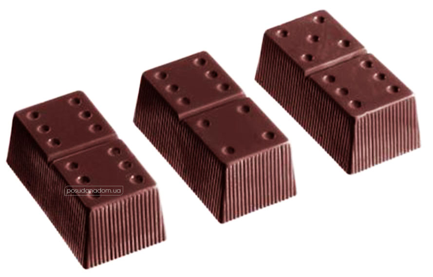 Форма для шоколаду Chocolate World 1330 CW Доміно