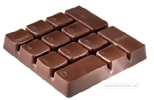Форма для шоколаду Chocolate World 1748 CW Клавіатура