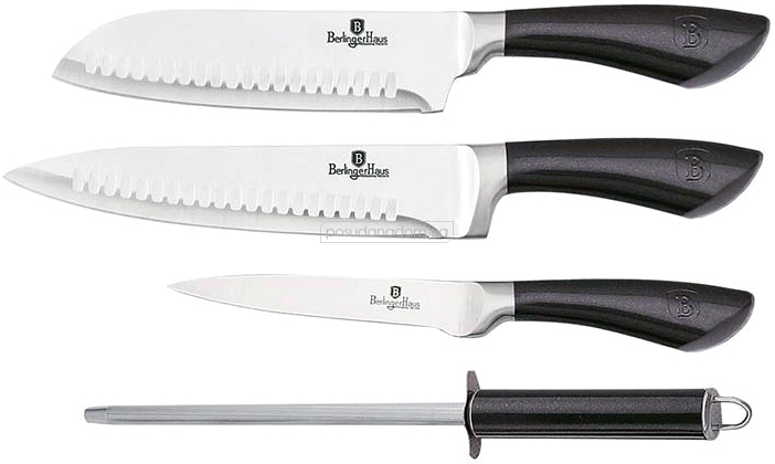 Набор ножей Berlinger Haus 2497-BH CARBON PRO