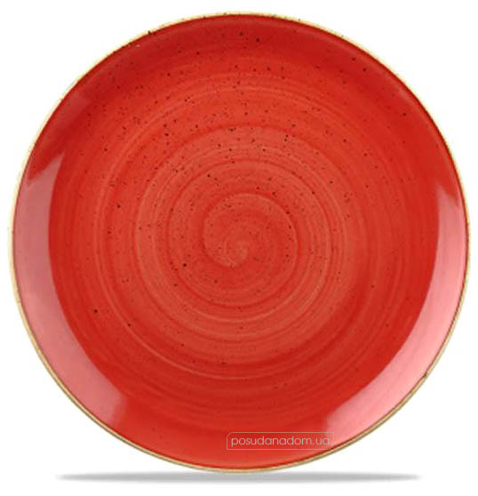 Тарелка обеденная Churchill SBRSEV101 Stonecast Berry Red 26 см