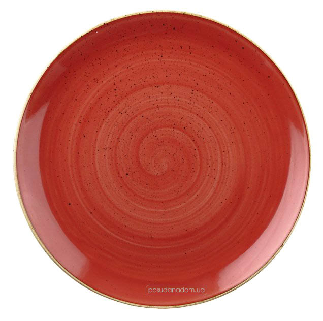 Тарелка суповая Churchill SBRSEVB91 Stonecast Berry Red 25 см