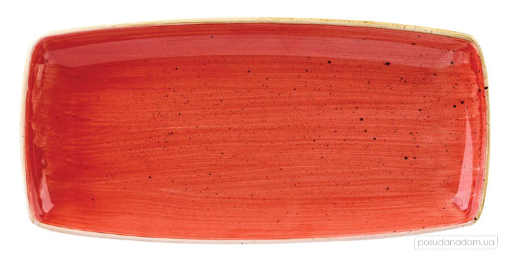 Тарелка обеденная Churchill SBRSOP111 Stonecast Berry Red 15x29.5 см