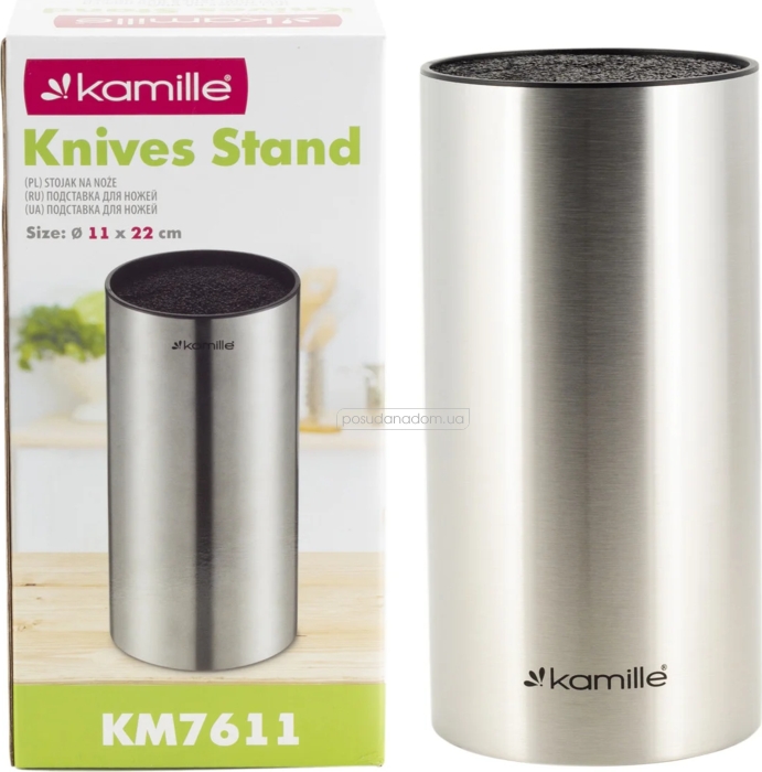 Подставка для ножей Kamille KM-7611, каталог